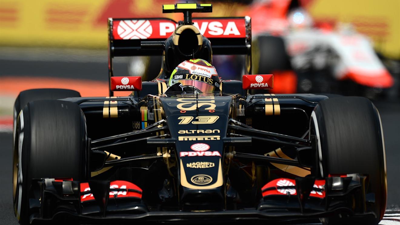 Pastor Maldonado (VEN) Lotus E23 Hybrid at Formula One World Championship, Rd10, Hungarian Grand Prix, Qualifying, Hungaroring, Hungary, Saturday 25 July 2015. © Sutton Motorsport Images