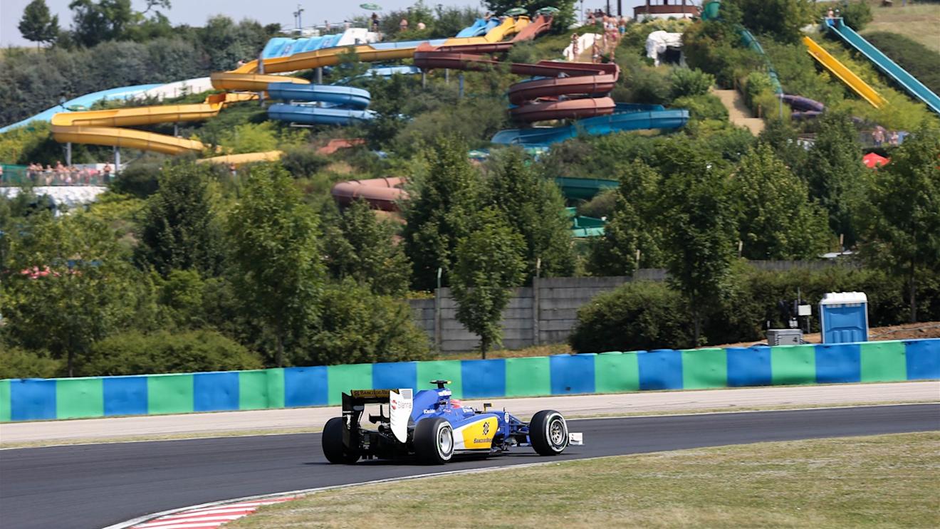 Felipe Nasr (BRA) Sauber C34 at Formula One World Championship, Rd10, Hungarian Grand Prix, Qualifying, Hungaroring, Hungary, Saturday 25 July 2015. © Sutton Motorsport Images
