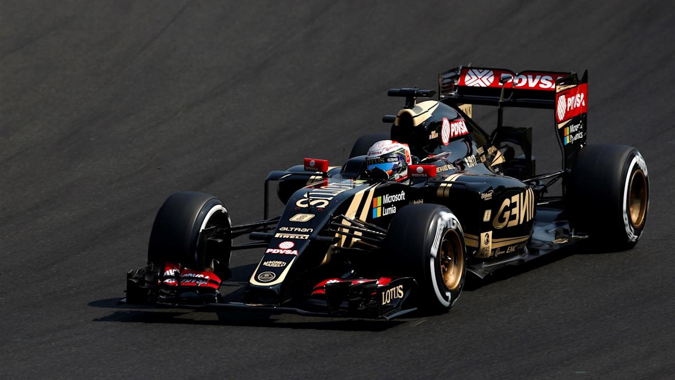 Romain Grosjean (FRA) Lotus E23 Hybrid at Formula One World Championship, Rd10, Hungarian Grand Prix, Qualifying, Hungaroring, Hungary, Saturday 25 July 2015. © Sutton Motorsport Images