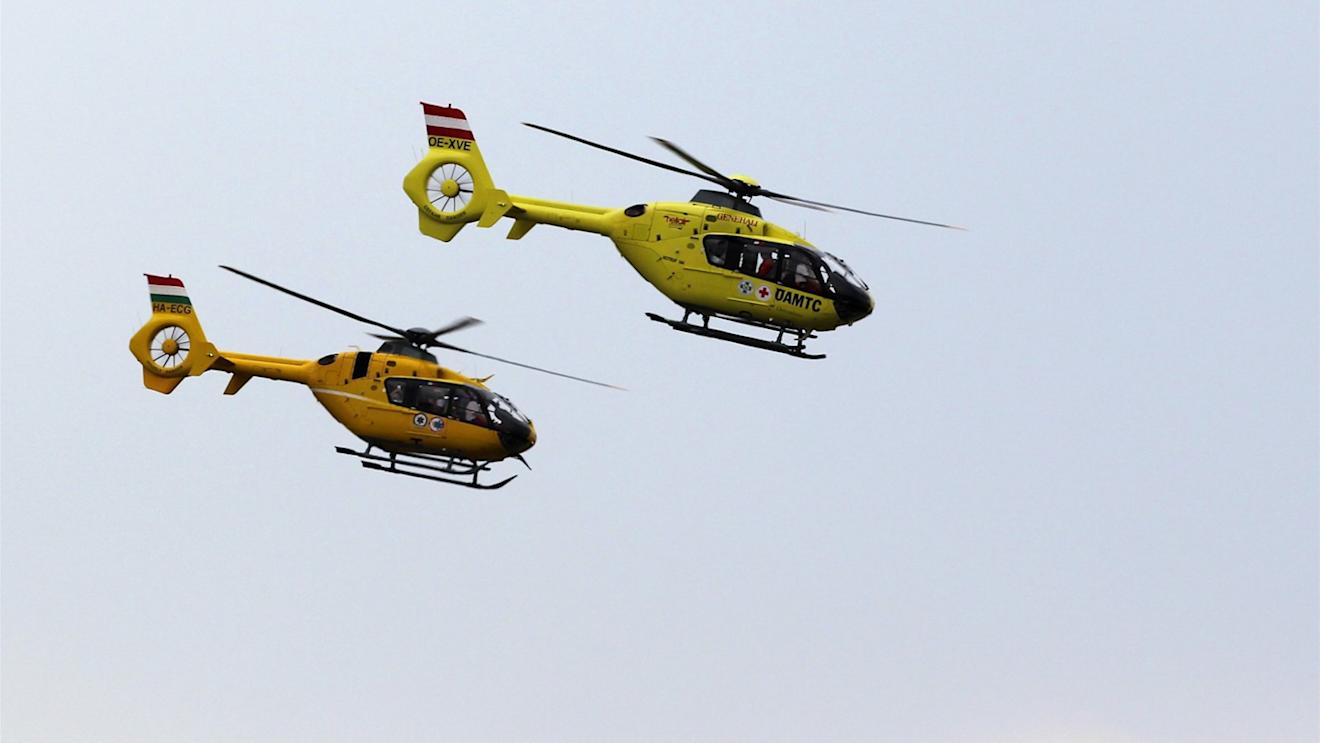 Helicopters at Formula One World Championship, Rd10, Hungarian Grand Prix, Qualifying, Hungaroring, Hungary, Saturday 25 July 2015. © Sutton Motorsport Images