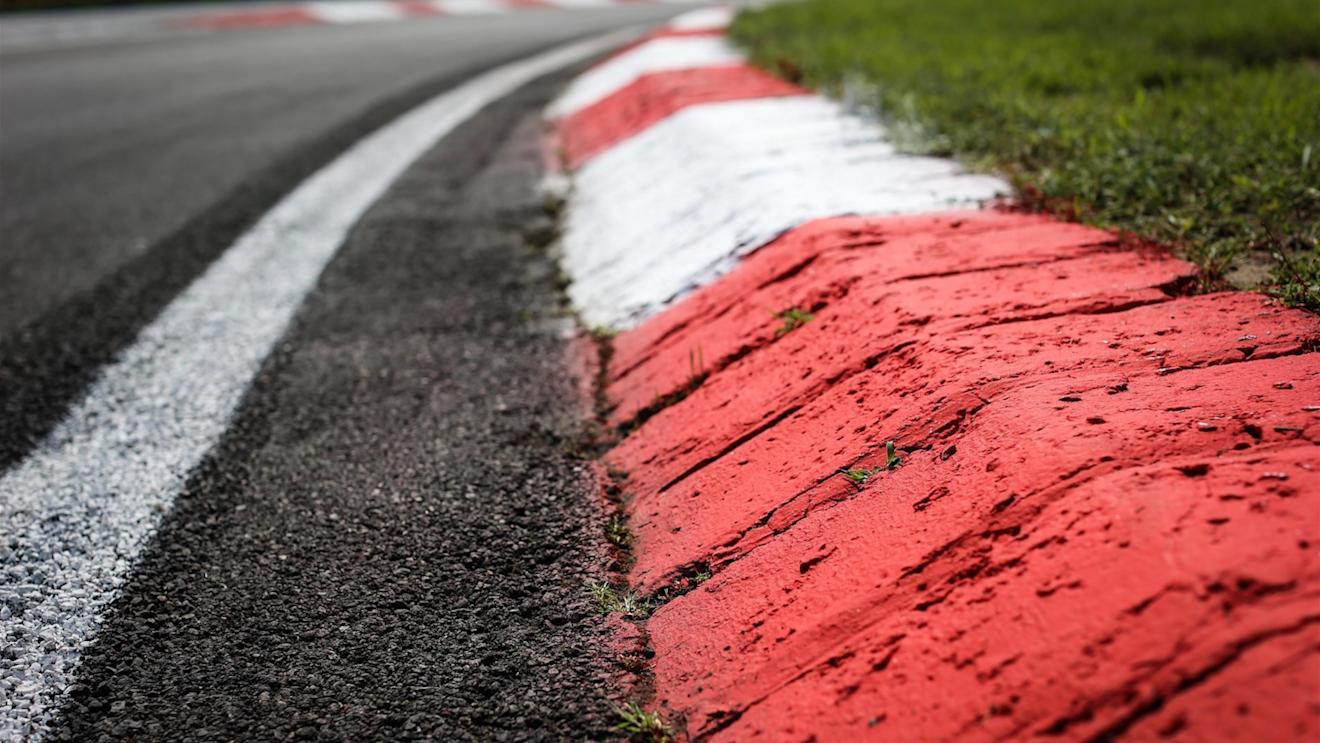 Kerb detail at Formula One World Championship, Rd10, Hungarian Grand Prix, Preparations, Hungaroring, Hungary, Thursday 23 July 2015. © Sutton Motorsport Images