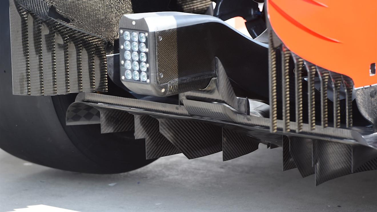 Scuderia Toro Rosso STR10 rear diffuser detail at Formula One World Championship, Rd10, Hungarian Grand Prix, Preparations, Hungaroring, Hungary, Thursday 23 July 2015. © Sutton Motorsport Images