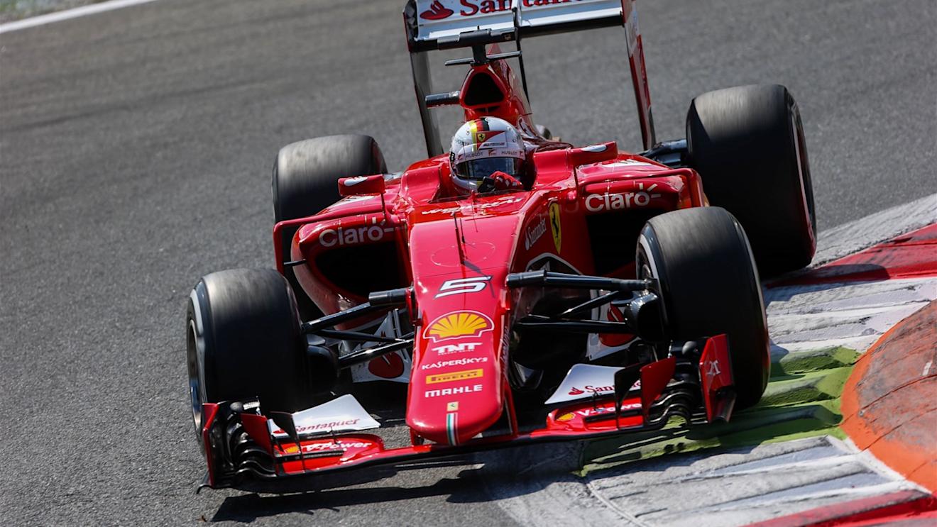 Sebastian Vettel (GER) Ferrari SF15-T at Formula One World Championship, Rd12, Italian Grand Prix, Qualifying, Monza, Italy, Saturday 5  September 2015. © Sutton Motorsport Images