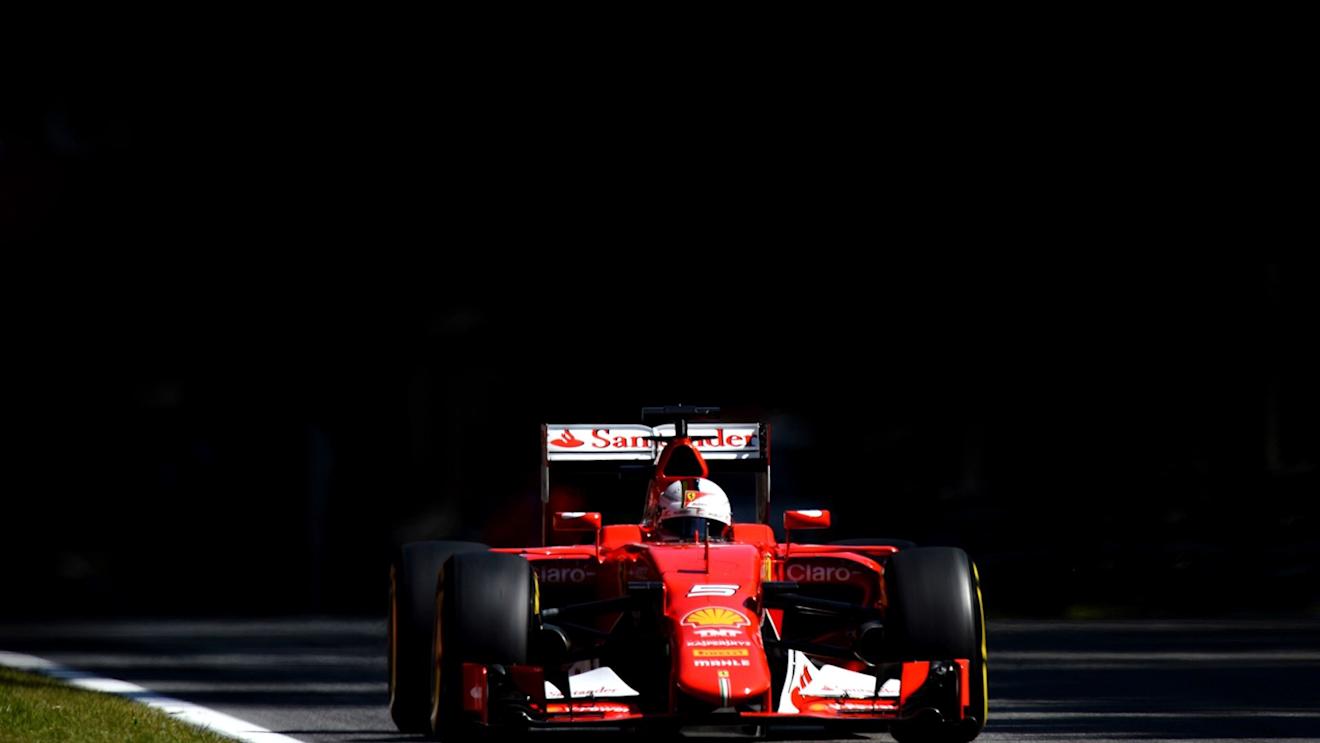 Sebastian Vettel (GER) Ferrari SF15-T at Formula One World Championship, Rd12, Italian Grand Prix, Qualifying, Monza, Italy, Saturday 5  September 2015. © Sutton Motorsport Images
