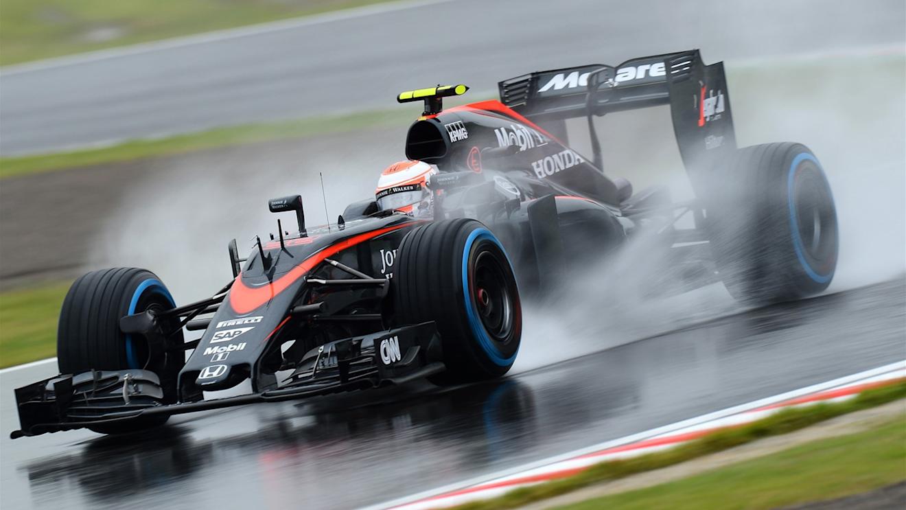 Jenson Button (GBR) McLaren MP4-30 at Formula One World Championship, Rd14, Japanese Grand Prix, Practice, Suzuka, Japan, Friday 25 September 2015. © Sutton Motorsport Images