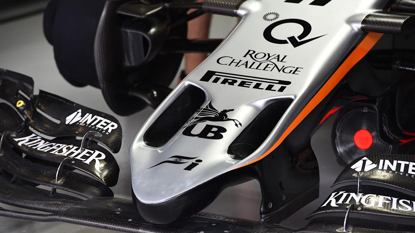 Force India VJM08 nose and front wing at Formula One World Championship, Rd14, Japanese Grand Prix, Practice, Suzuka, Japan, Friday 25 September 2015. © Sutton Motorsport Images