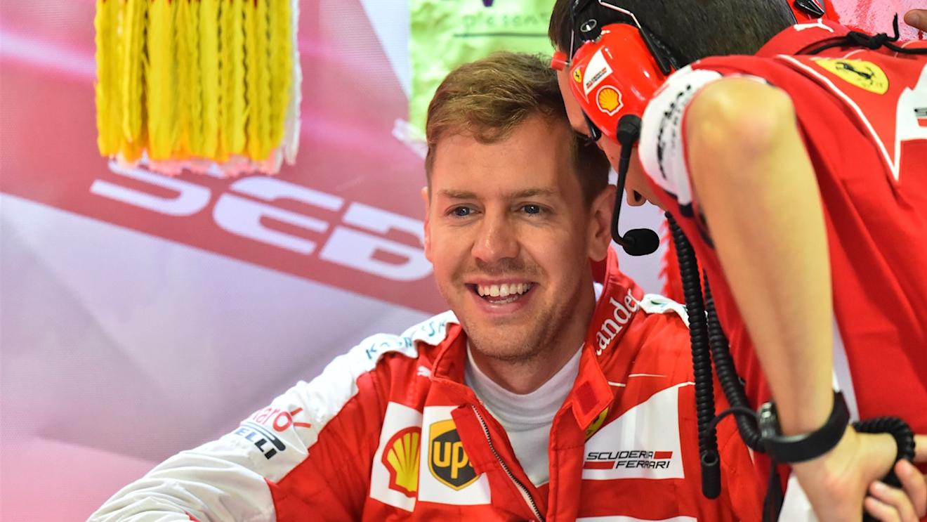 Sebastian Vettel (GER) Ferrari at Formula One World Championship, Rd14, Japanese Grand Prix, Practice, Suzuka, Japan, Friday 25 September 2015. © Sutton Motorsport Images
