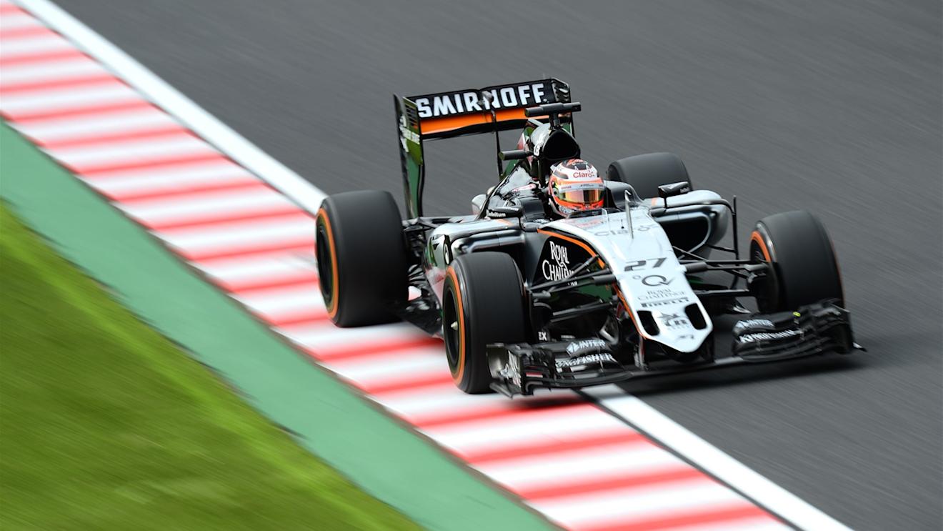 Nico Hulkenberg (GER) Force India VJM08 at Formula One World Championship, Rd14, Japanese Grand Prix, Qualifying, Suzuka, Japan, Saturday 26 September 2015. © Sutton Motorsport Images