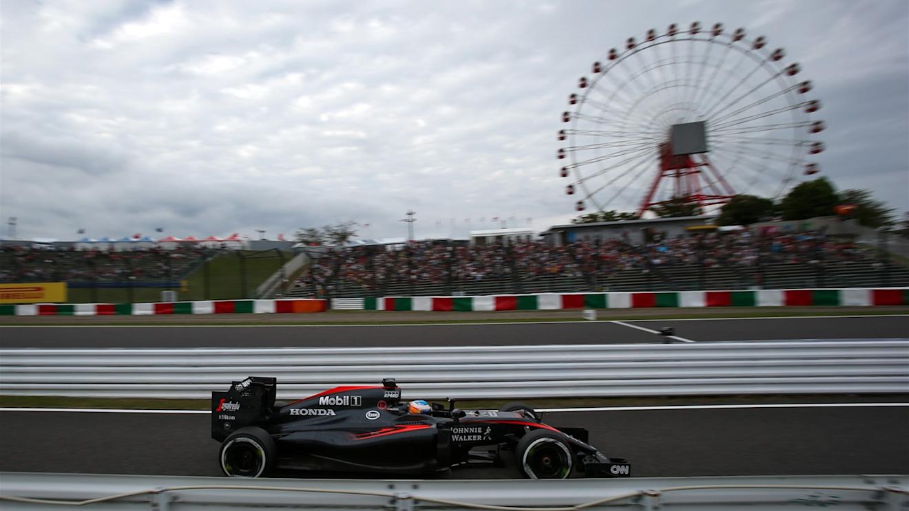 Fernando Alonso (ESP) McLaren MP4-30 at Formula One World Championship, Rd14, Japanese Grand Prix, Qualifying, Suzuka, Japan, Saturday 26 September 2015. © Sutton Motorsport Images