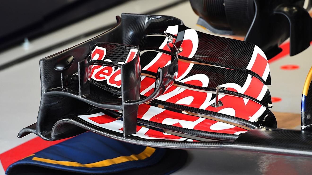 Red Bull Racing RB11 front wing detail at Formula One World Championship, Rd14, Japanese Grand Prix, Qualifying, Suzuka, Japan, Saturday 26 September 2015. © Sutton Motorsport Images