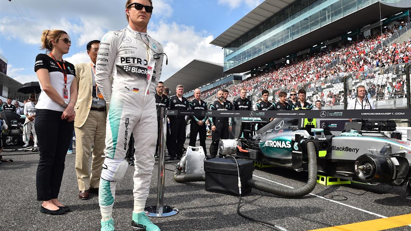 Nico Rosberg (GER) Mercedes AMG F1 W06 on the grid at Formula One World Championship, Rd14, Japanese Grand Prix, Race, Suzuka, Japan, Sunday 27 September 2015. © Sutton Motorsport Images