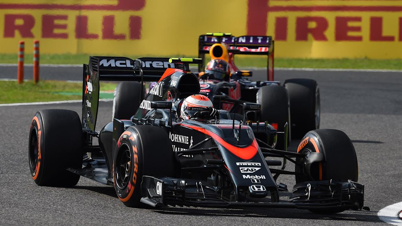 Jenson Button (GBR) McLaren MP4-30 at Formula One World Championship, Rd14, Japanese Grand Prix, Race, Suzuka, Japan, Sunday 27 September 2015. © Sutton Motorsport Images