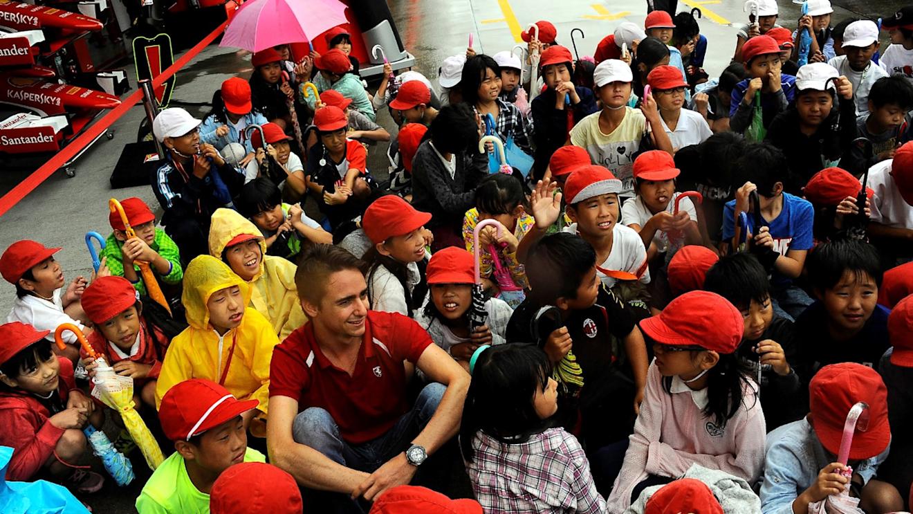 Esteban Gutierrez (MEX) Ferrari Test and Reserve Driver meets the fans at Formula One World Championship, Rd14, Japanese Grand Prix, Preparations, Suzuka, Japan, Thursday 24 September 2015. © Sutton Motorsport Images