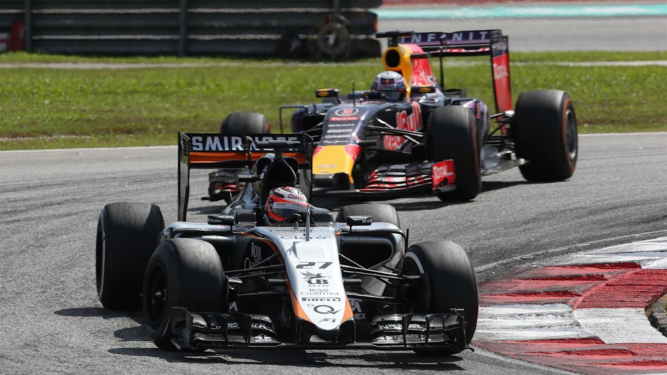 Nico Hulkenberg (GER) Force India VJM08 at Formula One World Championship, Rd2, Malaysian Grand Prix, Race, Sepang, Malaysia, Sunday 29 March 2015. © Sutton Motorsport Images