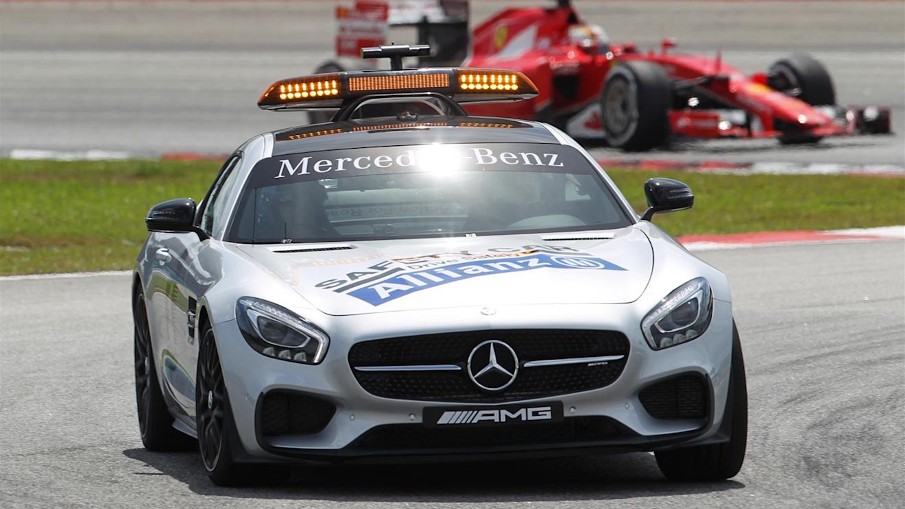 Safety Car leads the field at Formula One World Championship, Rd2, Malaysian Grand Prix, Race, Sepang, Malaysia, Sunday 29 March 2015. © Sutton Motorsport Images