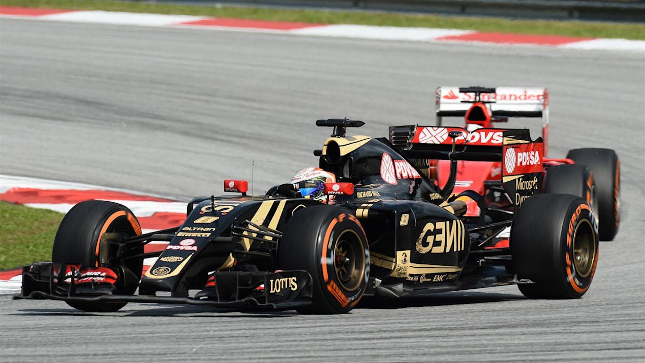 Romain Grosjean (FRA) Lotus E23 Hybrid at Formula One World Championship, Rd2, Malaysian Grand Prix, Race, Sepang, Malaysia, Sunday 29 March 2015. © Sutton Motorsport Images