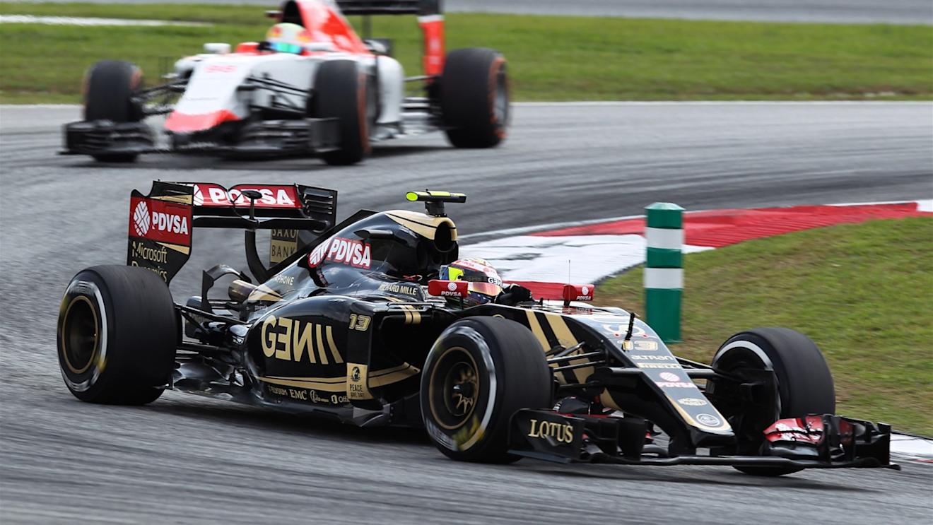 Pastor Maldonado (VEN) Lotus E23 Hybrid at Formula One World Championship, Rd2, Malaysian Grand Prix, Race, Sepang, Malaysia, Sunday 29 March 2015. © Sutton Motorsport Images