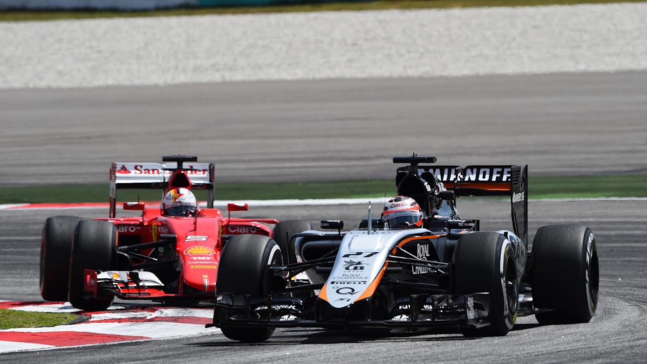 Nico Hulkenberg (GER) Force India VJM08 at Formula One World Championship, Rd2, Malaysian Grand Prix, Practice, Sepang, Malaysia, Friday 27  March 2015. © Sutton Motorsport Images
