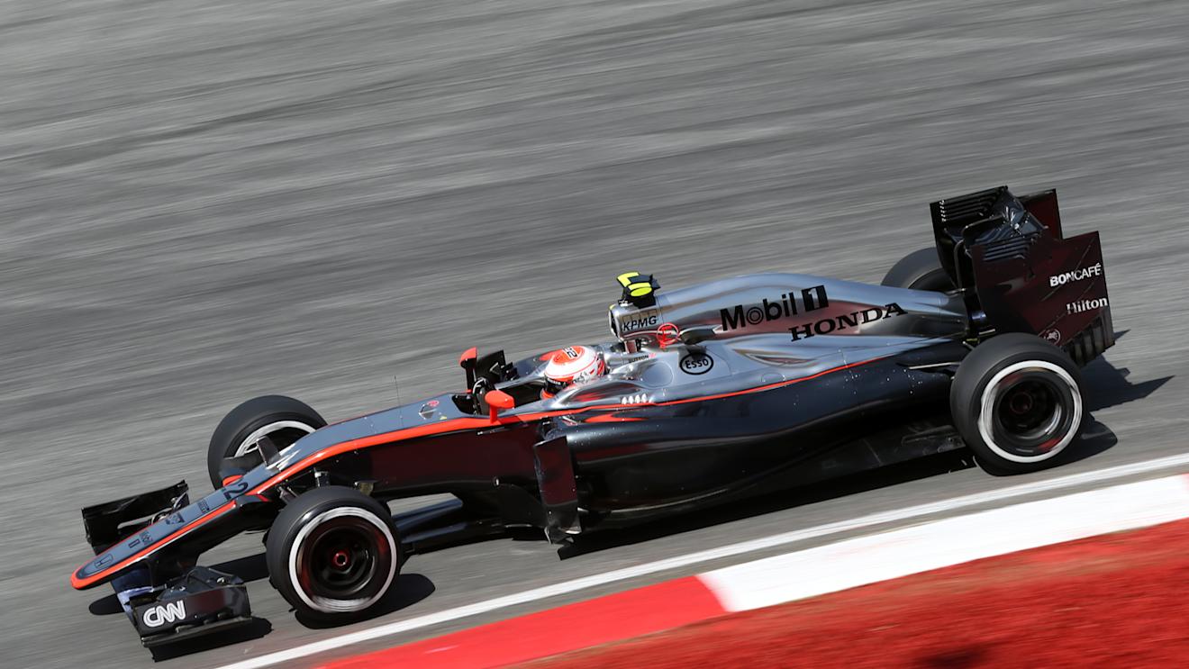 Jenson Button (GBR) McLaren MP4-30 at Formula One World Championship, Rd2, Malaysian Grand Prix, Practice, Sepang, Malaysia, Friday 27  March 2015. © Sutton Motorsport Images