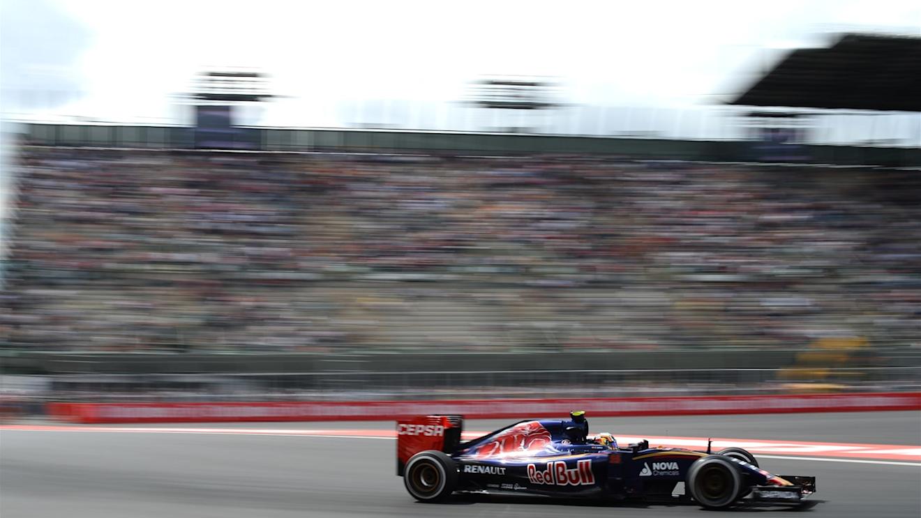 Carlos Sainz (ESP) Scuderia Toro Rosso STR10 at Formula One World Championship, Rd17, Mexican Grand Prix, Practice, Circuit Hermanos Rodriguez, Mexico City, Mexico, Friday 30 October 2015. © Sutton Motorsport Images