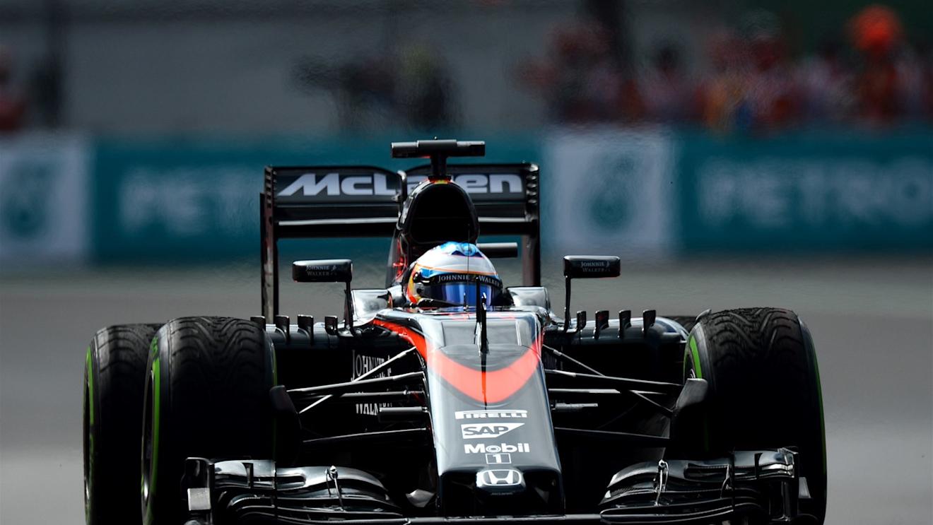 Fernando Alonso (ESP) McLaren MP4-30 at Formula One World Championship, Rd17, Mexican Grand Prix, Practice, Circuit Hermanos Rodriguez, Mexico City, Mexico, Friday 30 October 2015. © Sutton Motorsport Images
