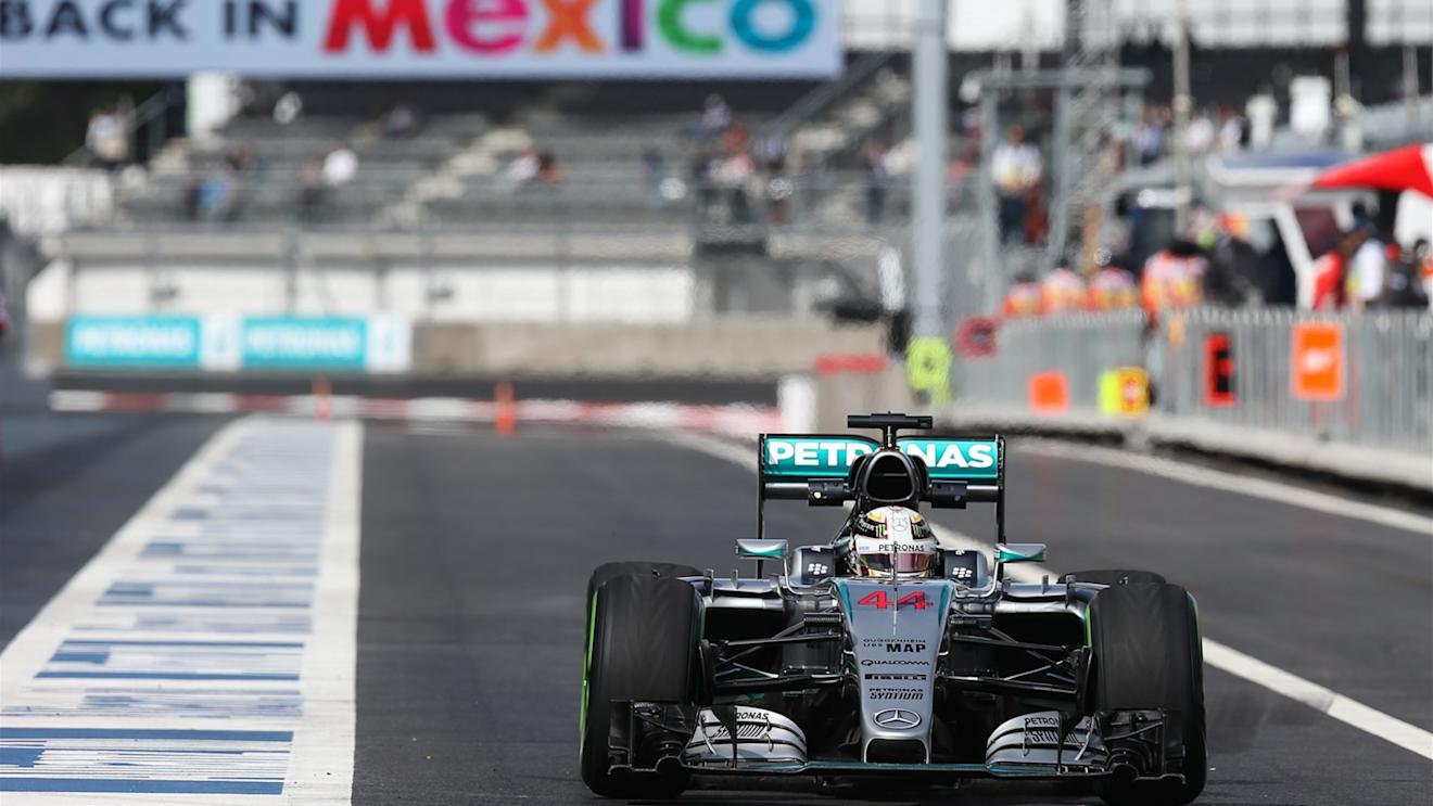 Lewis Hamilton (GBR) Mercedes AMG F1 W06 at Formula One World Championship, Rd17, Mexican Grand Prix, Practice, Circuit Hermanos Rodriguez, Mexico City, Mexico, Friday 30 October 2015. © Sutton Motorsport Images