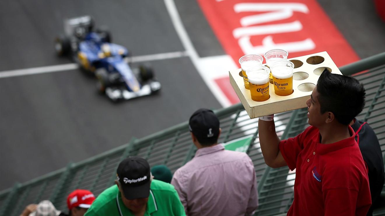 Beer at Formula One World Championship, Rd17, Mexican Grand Prix, Qualifying, Circuit Hermanos Rodriguez, Mexico City, Mexico, Saturday 31 October 2015. © Sutton Motorsport Images