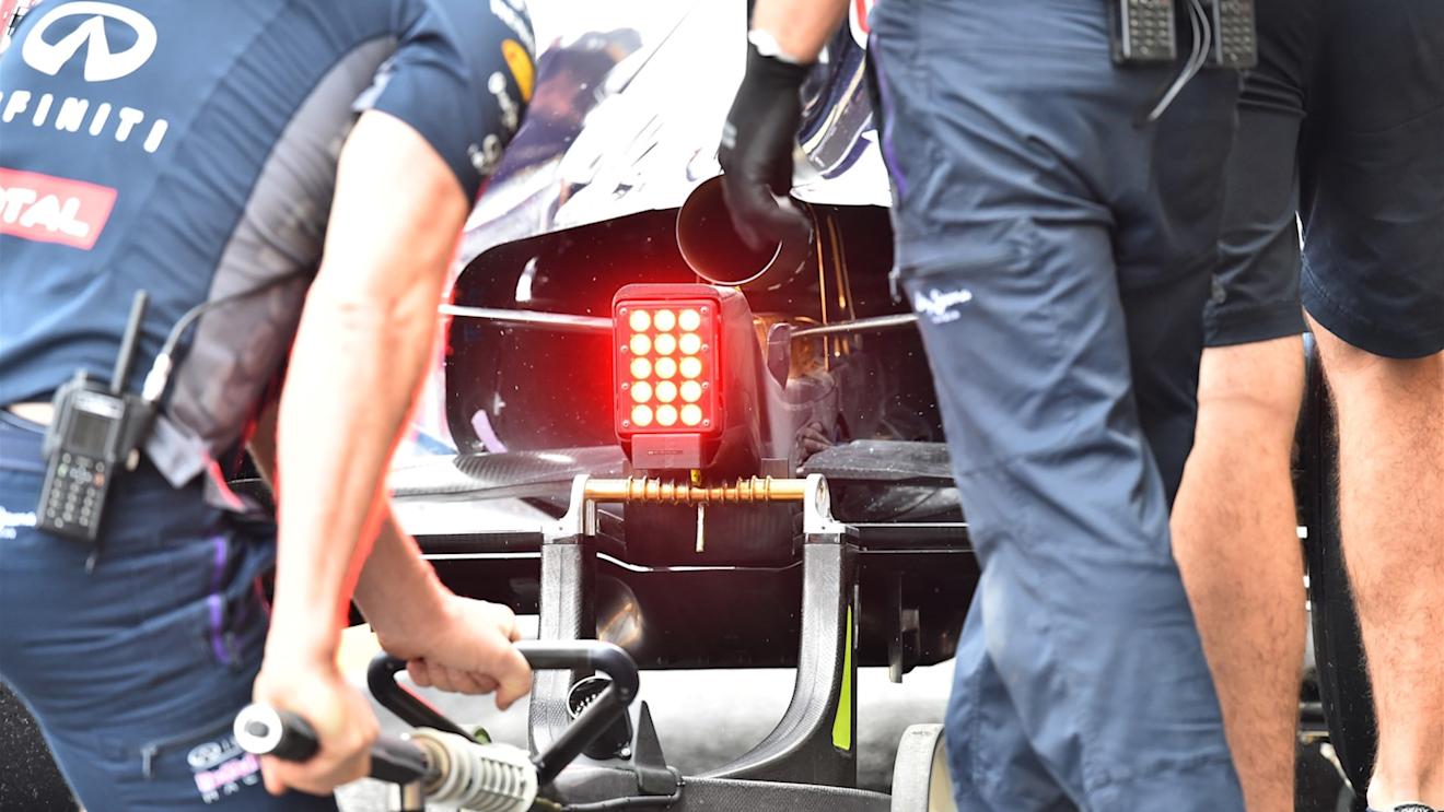Red Bull Racing RB11 rear Detail at Formula One World Championship, Rd17, Mexican Grand Prix, Qualifying, Circuit Hermanos Rodriguez, Mexico City, Mexico, Saturday 31 October 2015. © Sutton Motorsport Images