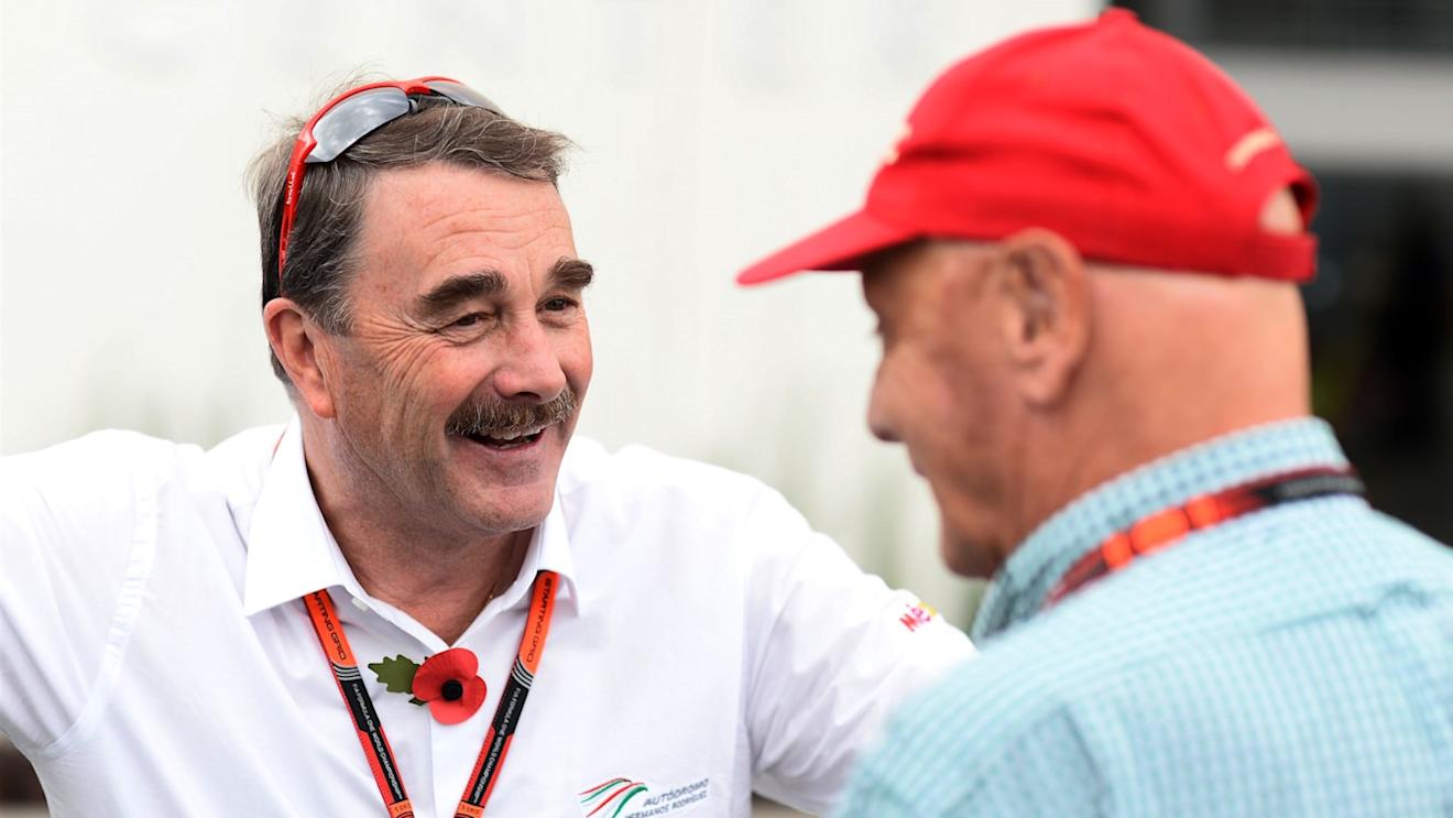 Nigel Mansell (GBR) at Formula One World Championship, Rd17, Mexican Grand Prix, Preparations, Circuit Hermanos Rodriguez, Mexico City, Mexico, Thursday 29 October 2015. © Sutton Motorsport Images