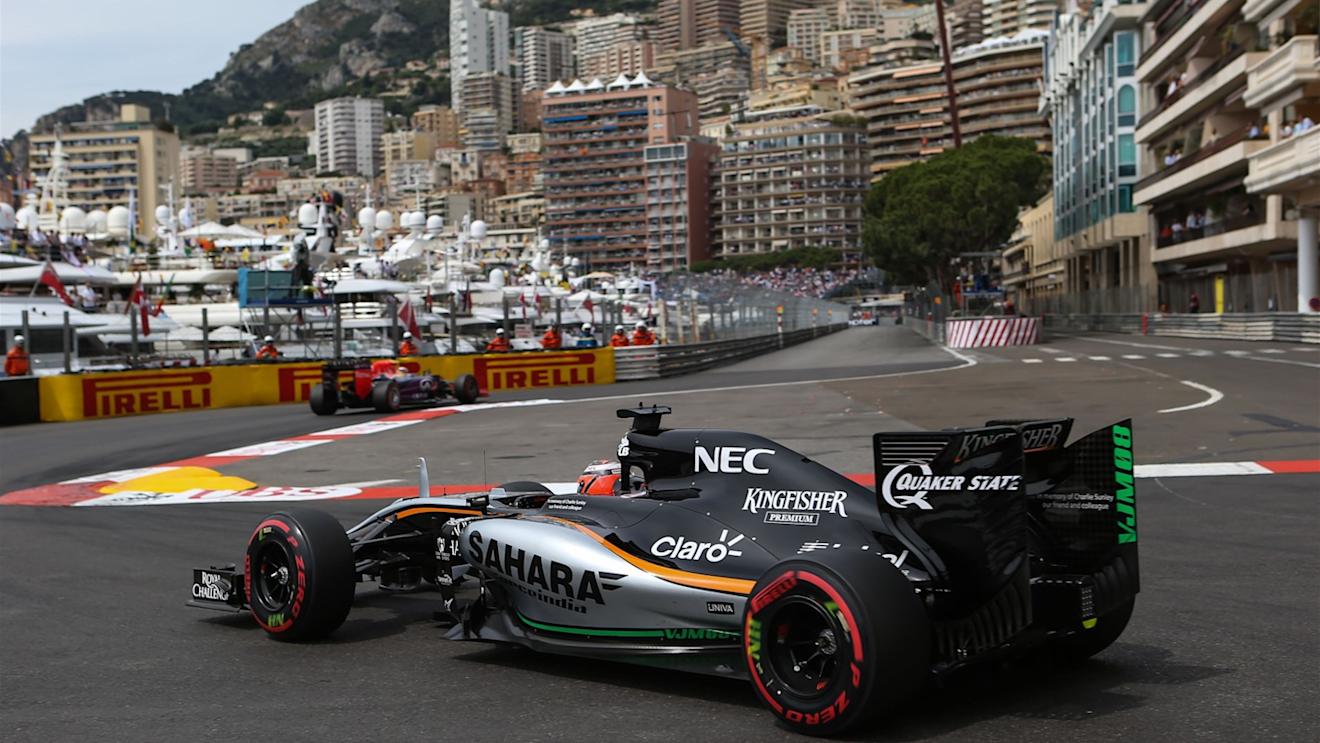 Nico Hulkenberg (GER) Force India VJM08 at Formula One World Championship, Rd6, Monaco Grand Prix Qualifying, Monte-Carlo, Monaco, Saturday 23 May 2015. © Sutton Motorsport Images