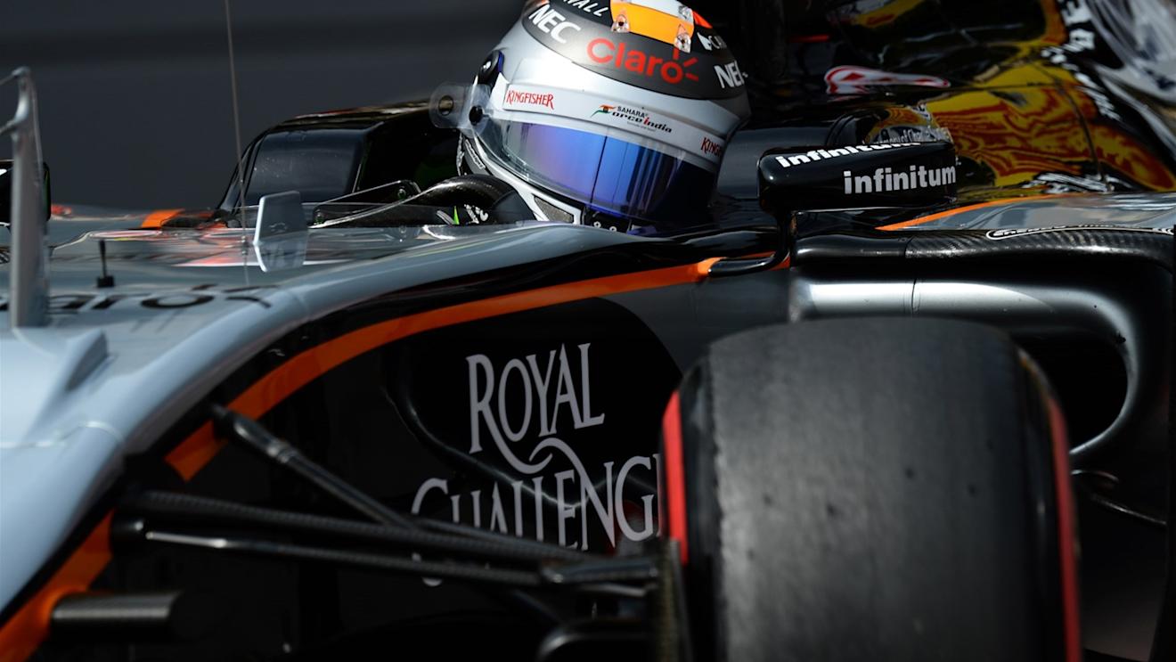 Sergio Perez (MEX) Force India VJM08 at Formula One World Championship, Rd6, Monaco Grand Prix Qualifying, Monte-Carlo, Monaco, Saturday 23 May 2015. © Sutton Motorsport Images