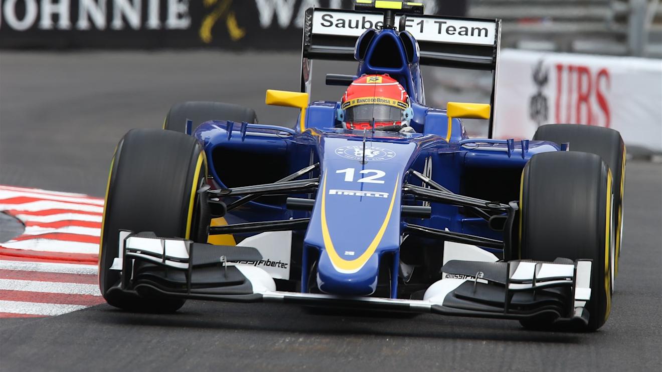 Felipe Nasr (BRA) Sauber C34 at Formula One World Championship, Rd6, Monaco Grand Prix Qualifying, Monte-Carlo, Monaco, Saturday 23 May 2015. © Sutton Motorsport Images