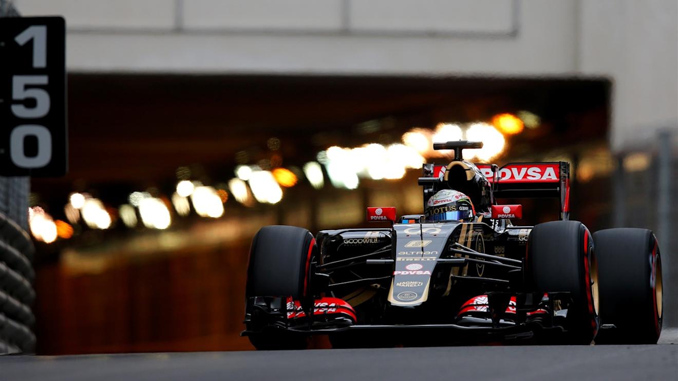 Romain Grosjean (FRA) Lotus E23 Hybrid at Formula One World Championship, Rd6, Monaco Grand Prix Qualifying, Monte-Carlo, Monaco, Saturday 23 May 2015. © Sutton Motorsport Images