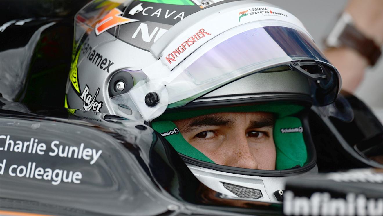 Sergio Perez (MEX) Force India VJM08 at Formula One World Championship, Rd6, Monaco Grand Prix Qualifying, Monte-Carlo, Monaco, Saturday 23 May 2015. © Sutton Motorsport Images