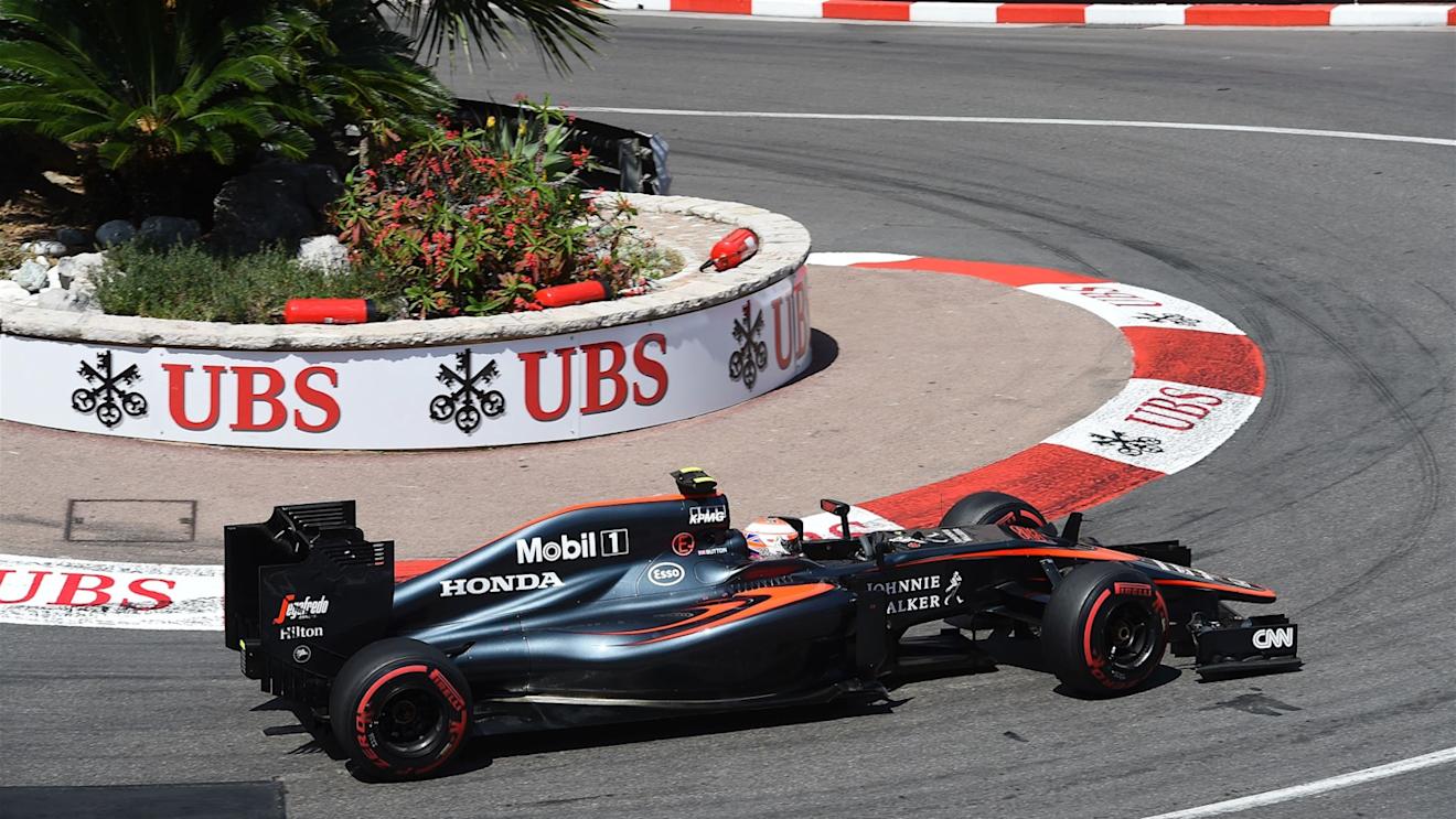 Jenson Button (GBR) McLaren MP4-30 at Formula One World Championship, Rd6, Monaco Grand Prix Race, Monte-Carlo, Monaco, Sunday 24 May 2015. © Sutton Motorsport Images