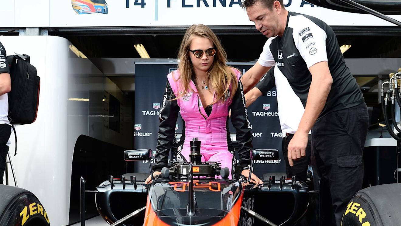 Cara Delevingne (GBR) Model at Formula One World Championship, Rd6, Monaco Grand Prix Race, Monte-Carlo, Monaco, Sunday 24 May 2015. © Sutton Motorsport Images