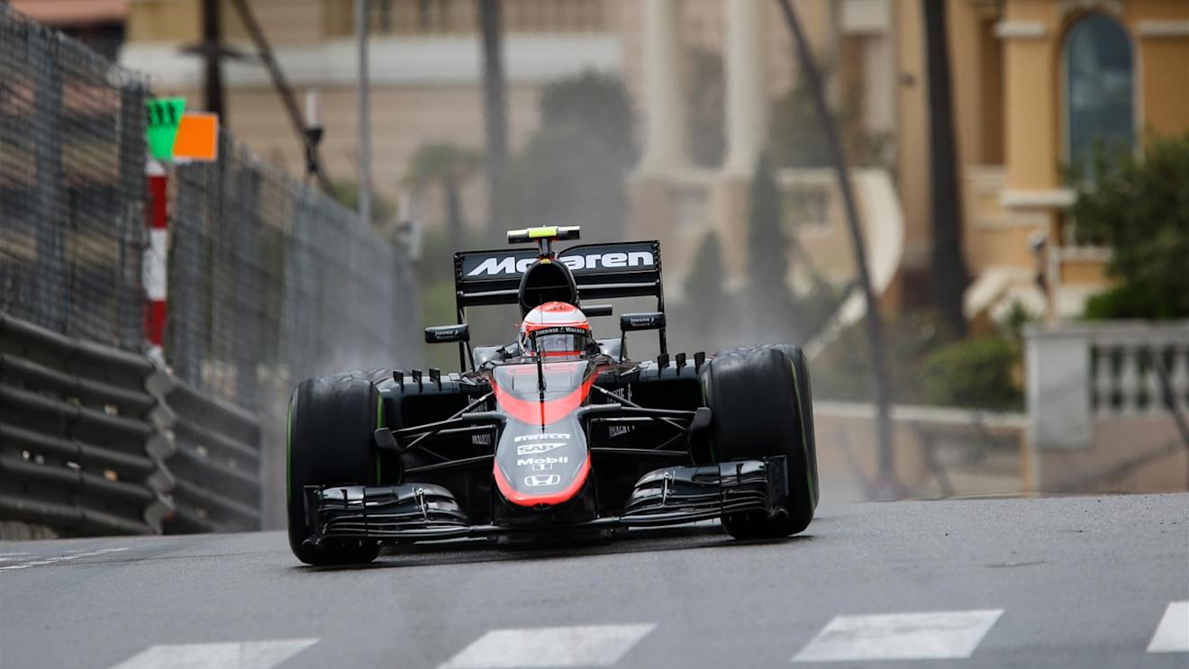 Jenson Button (GBR) McLaren MP4-30 at Formula One World Championship, Rd6, Monaco Grand Prix Practice, Monte-Carlo, Monaco, Thursday 21  May 2015. © Sutton Motorsport Images