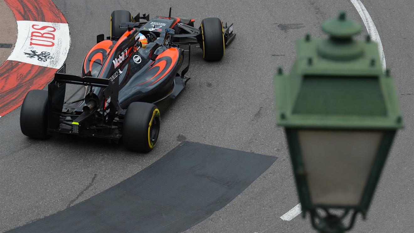 Fernando Alonso (ESP) McLaren MP4-30 at Formula One World Championship, Rd6, Monaco Grand Prix Practice, Monte-Carlo, Monaco, Thursday 21  May 2015. © Sutton Motorsport Images