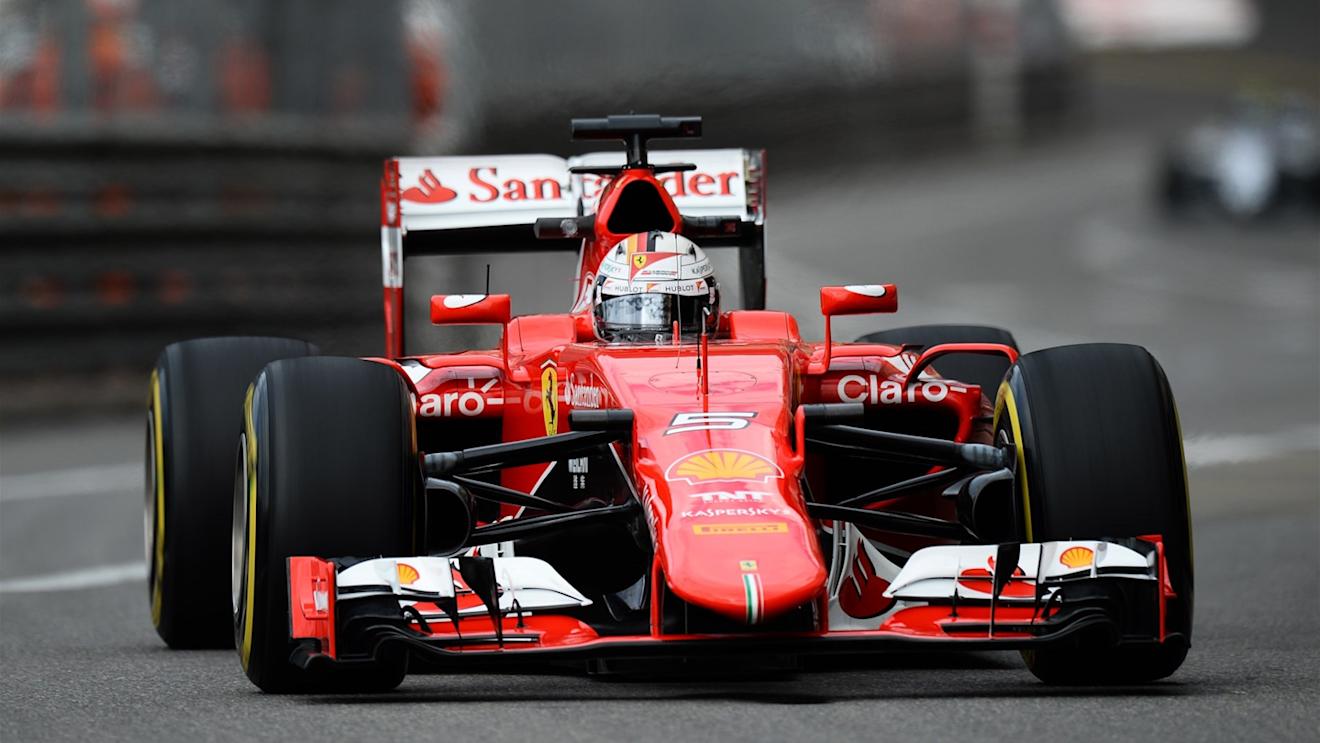 Sebastian Vettel (GER) Ferrari SF15-T at Formula One World Championship, Rd6, Monaco Grand Prix Practice, Monte-Carlo, Monaco, Thursday 21  May 2015. © Sutton Motorsport Images