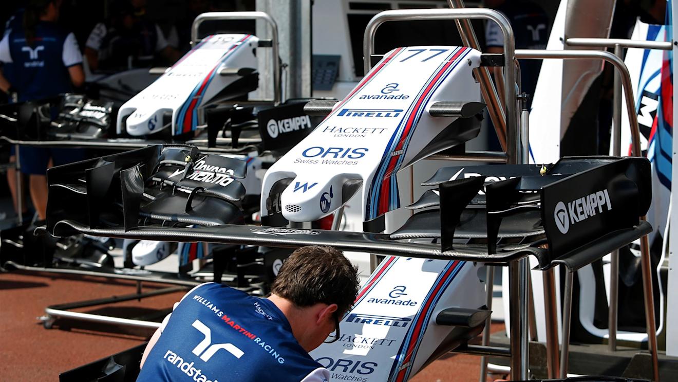 Williams FW37 nose and front wing at Formula One World Championship, Rd6, Monaco Grand Prix Preparations, Monte-Carlo, Monaco, Wednesday 20 May 2015. © Sutton Motorsport Images