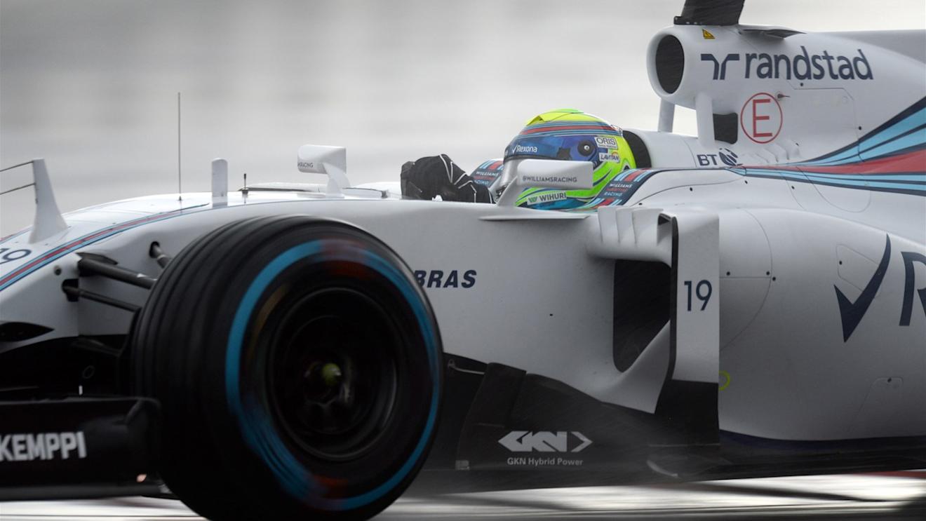 Felipe Massa (BRA) Williams FW37 at Formula One World Championship, Rd15, Russian Grand Prix, Practice, Sochi Autodrom, Sochi, Krasnodar Krai, Russia, Friday 9 October 2015. © Sutton Motorsport Images