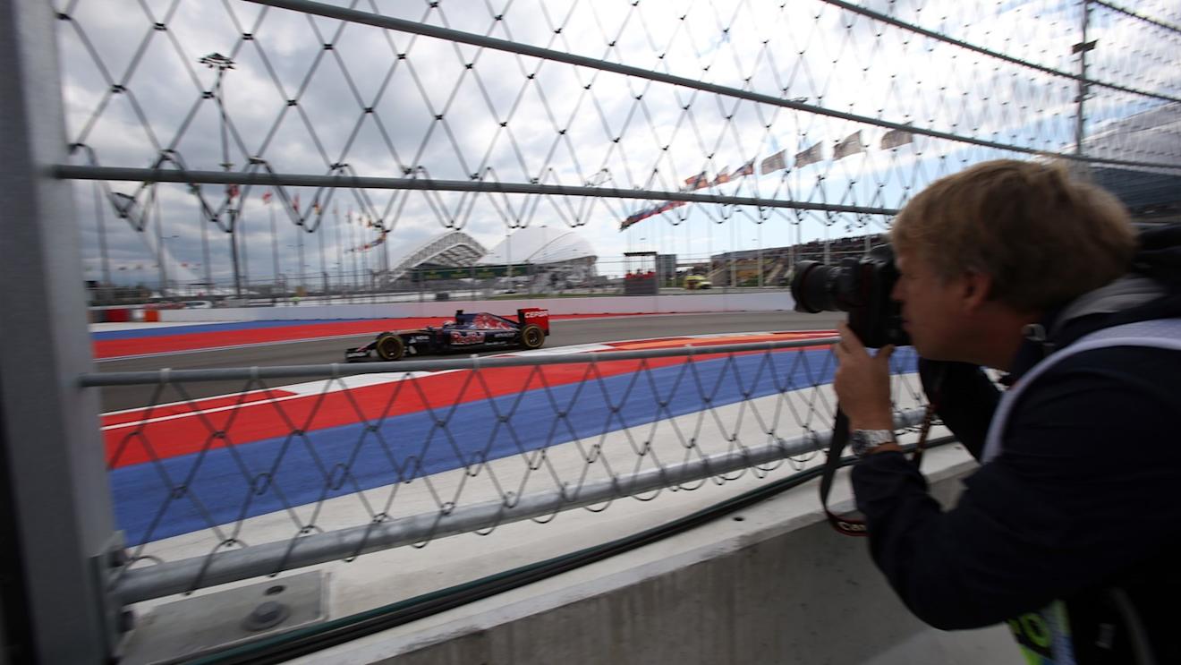 Max Verstappen (NDL) Scuderia Toro Rosso STR10 at Formula One World Championship, Rd15, Russian Grand Prix, Qualifying, Sochi Autodrom, Sochi, Krasnodar Krai, Russia, Saturday 10 October 2015. © Sutton Motorsport Images