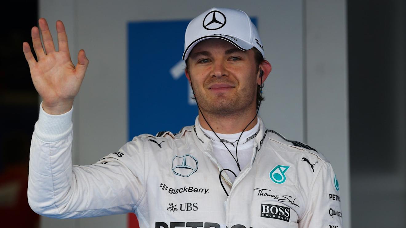 Nico Rosberg (GER) Mercedes AMG F1 celebrates in parc ferme at Formula One World Championship, Rd15, Russian Grand Prix, Qualifying, Sochi Autodrom, Sochi, Krasnodar Krai, Russia, Saturday 10 October 2015. © Sutton Motorsport Images