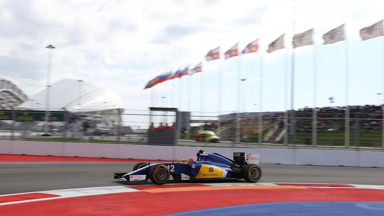 Felipe Nasr (BRA) Sauber C34 at Formula One World Championship, Rd15, Russian Grand Prix, Qualifying, Sochi Autodrom, Sochi, Krasnodar Krai, Russia, Saturday 10 October 2015. © Sutton Motorsport Images