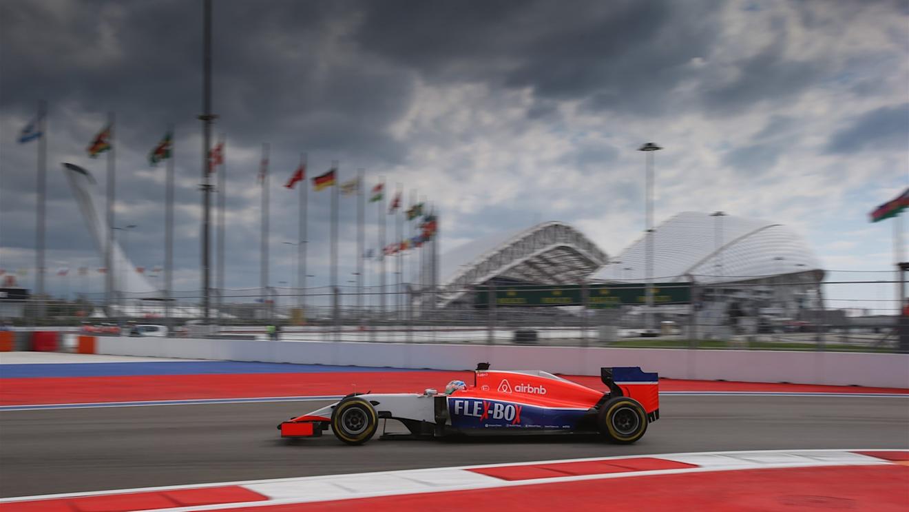 Will Stevens (GBR) Marussia at Formula One World Championship, Rd15, Russian Grand Prix, Qualifying, Sochi Autodrom, Sochi, Krasnodar Krai, Russia, Saturday 10 October 2015. © Sutton Motorsport Images