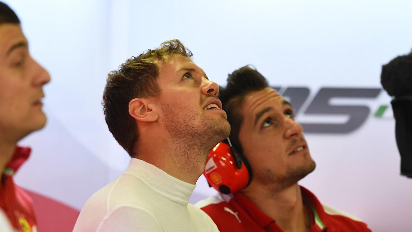 Sebastian Vettel (GER) Ferrari at Formula One World Championship, Rd15, Russian Grand Prix, Qualifying, Sochi Autodrom, Sochi, Krasnodar Krai, Russia, Saturday 10 October 2015. © Sutton Motorsport Images