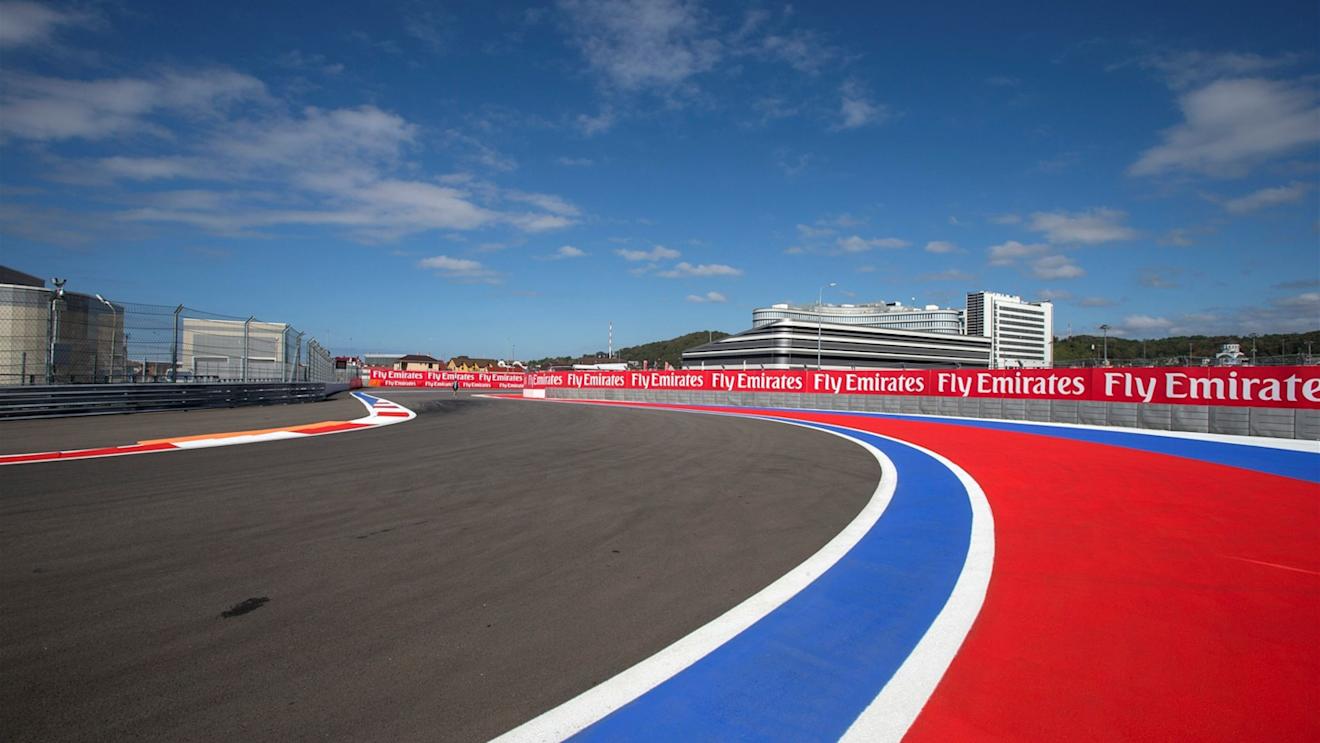 Track view at Formula One World Championship, Rd15, Russian Grand Prix, Preparations, Sochi Autodrom, Sochi, Krasnodar Krai, Russia, Thursday 8 October 2015. © Sutton Motorsport Images