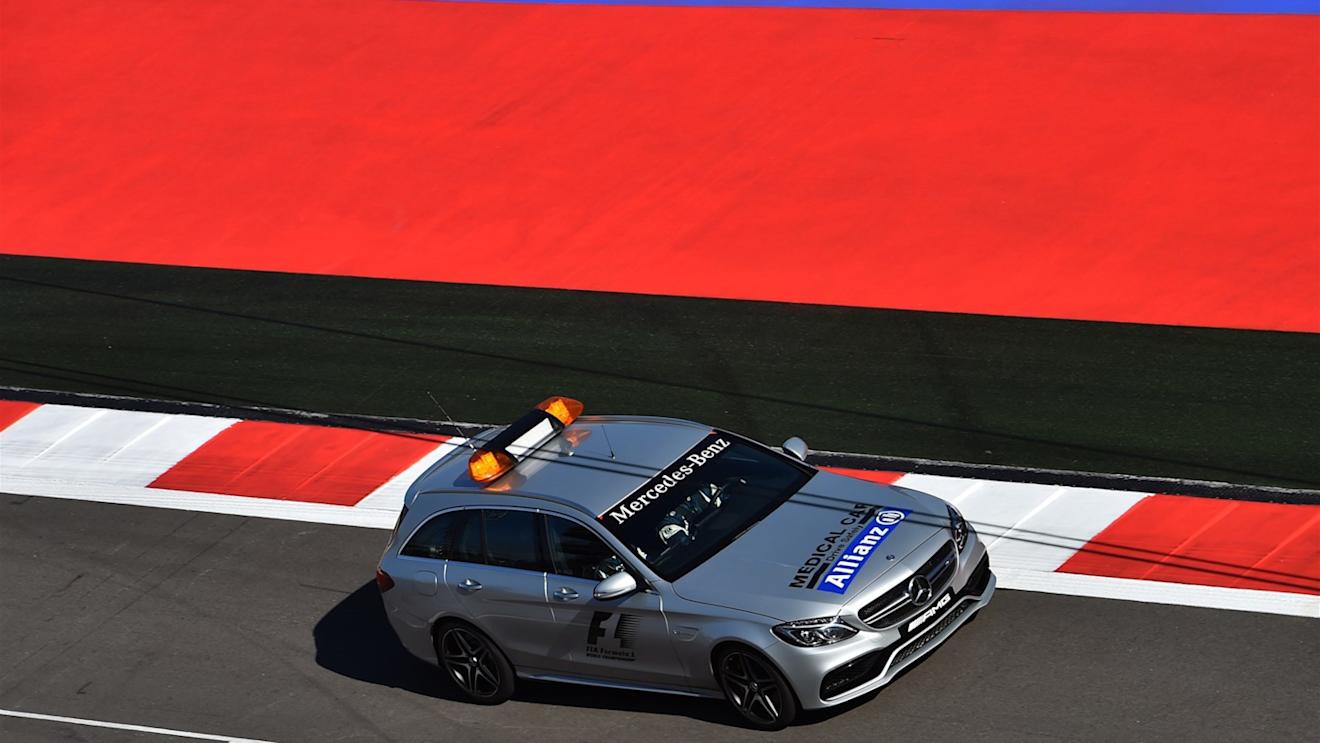 Medical car at Formula One World Championship, Rd15, Russian Grand Prix, Preparations, Sochi Autodrom, Sochi, Krasnodar Krai, Russia, Thursday 8 October 2015. © Sutton Motorsport Images