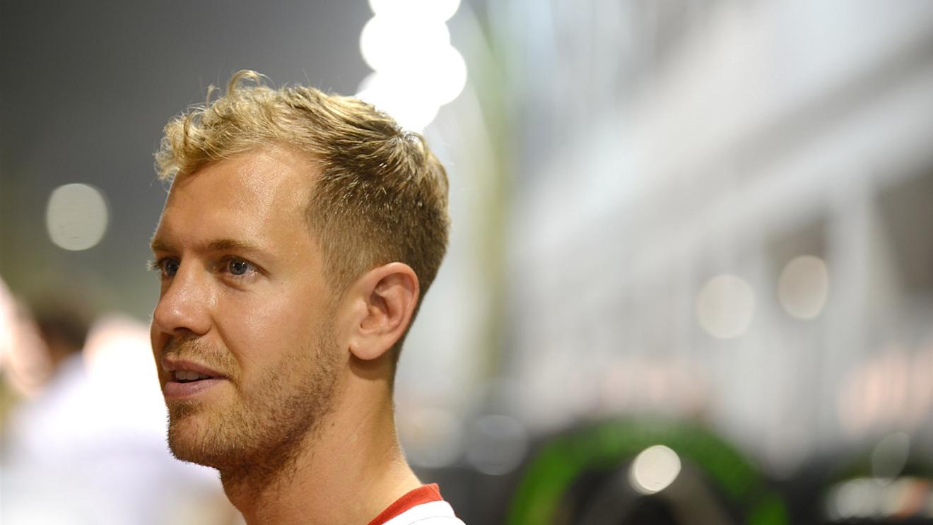 Sebastian Vettel (GER) Ferrari at Formula One World Championship, Rd13, Singapore Grand Prix, Practice, Marina Bay Street Circuit, Singapore, Friday 18 September 2015. © Sutton Motorsport Images