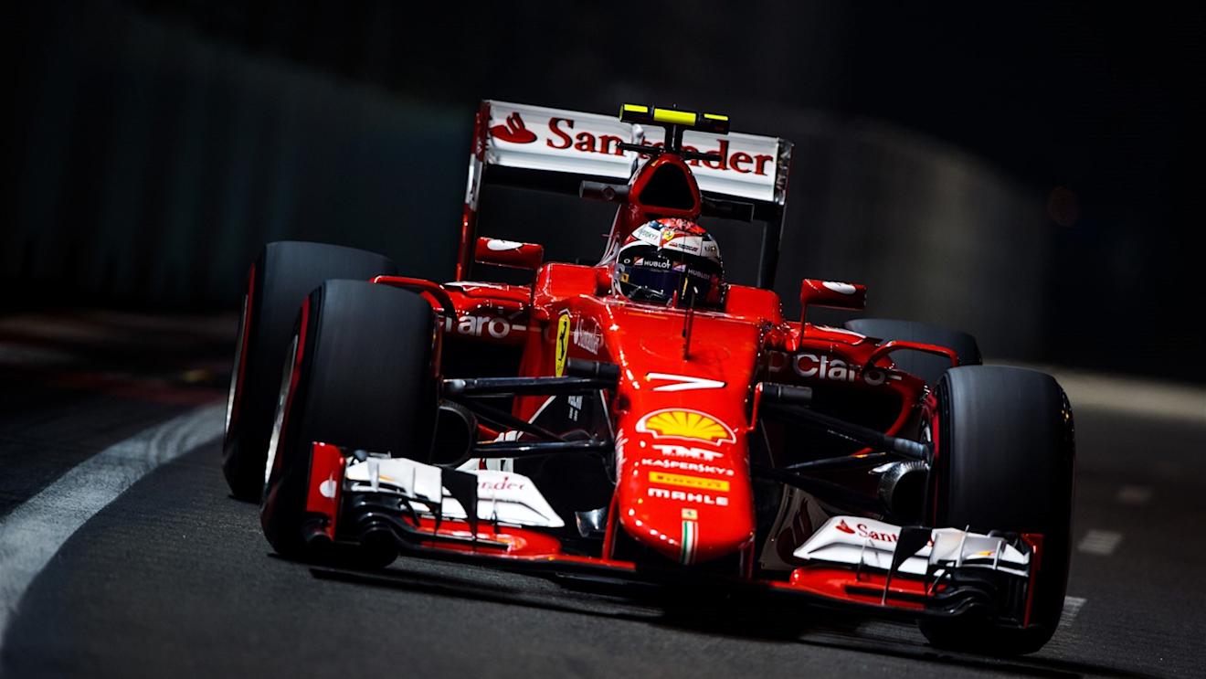 Kimi Raikkonen (FIN) Ferrari SF15-T at Formula One World Championship, Rd13, Singapore Grand Prix, Practice, Marina Bay Street Circuit, Singapore, Friday 18 September 2015. © Sutton Motorsport Images